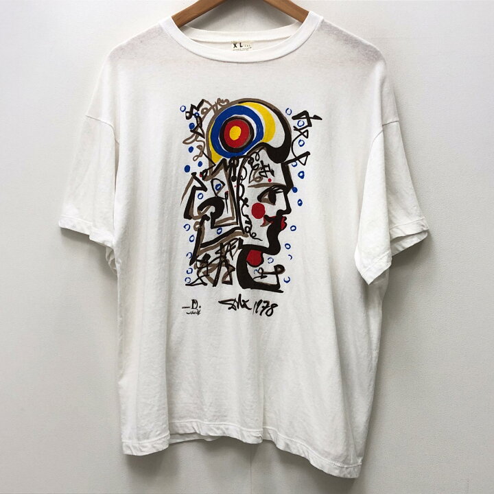 楽天市場】【中古】 ?Salvador Dal? 半袖Tシャツ ホワイト サイズ：XL  