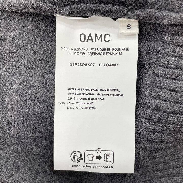 楽天市場】【中古】 OAMC | オーエーエムシー 23AW WHISTLER CREWNECK 