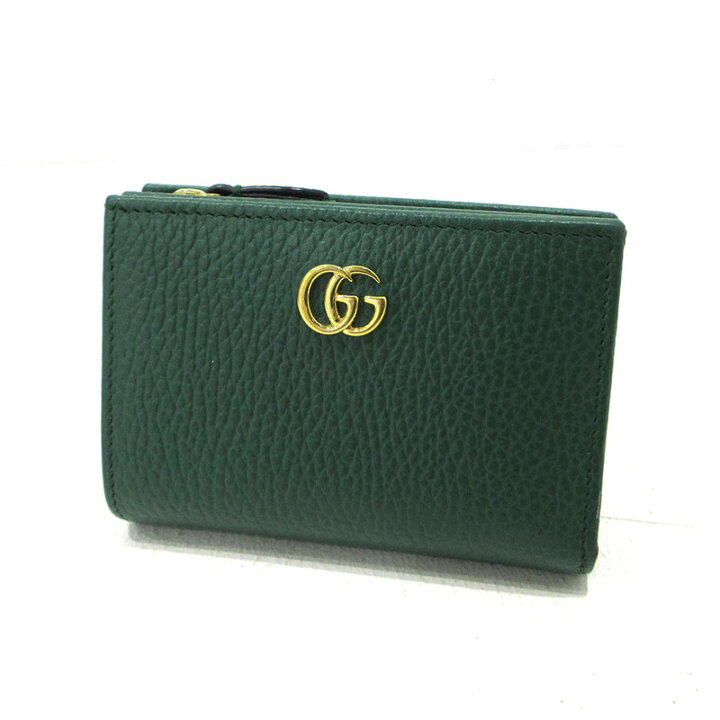 楽天市場】【中古】 GUCCI | グッチ ダブルG 二つ折り財布 772738  