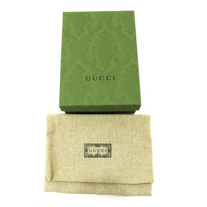 楽天市場】【中古】 GUCCI | グッチ ダブルG 二つ折り財布 772738 