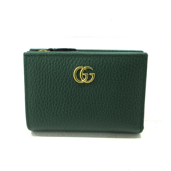 楽天市場】【中古】 GUCCI | グッチ ダブルG 二つ折り財布 772738 