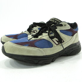 【中古】 NEW BALANCE | ニューバランス AIME LEON DORE MADE IN USA スニーカー MR993ALL ベージュ サイズ：27.0cm【三重本店】