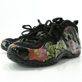 【中古】 NIKE | ナイキ AIR FOAMPOSITE ONE FLORAL エア フォームポジット ワン フローラル スニーカー 314996-012 ブラック サイズ：26.0cm【三重本店】