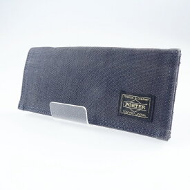 【中古】PORTER | ポーター SMOKY 二つ折り財布 592-06371 ネイビー【姫路東店】