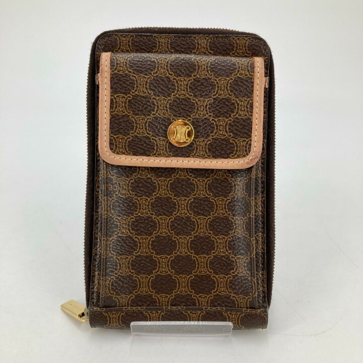 楽天市場】【中古】CELINE | セリーヌ 長財布 ブラウン【イオン広店  