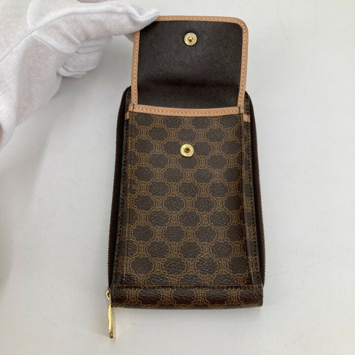 楽天市場】【中古】CELINE | セリーヌ 長財布 ブラウン【イオン広店  