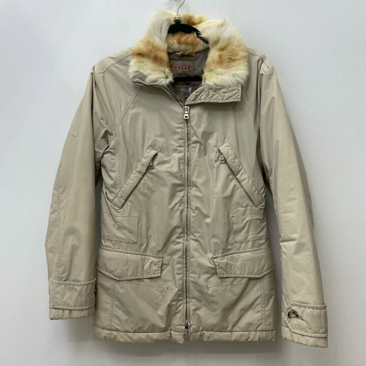 楽天市場】【中古】PRADA | プラダ ダウンジャケット 280704 ベージュ 