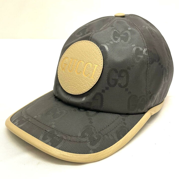 楽天市場】【中古】GUCCI | グッチ 帽子 キャップ 627114 グレー 
