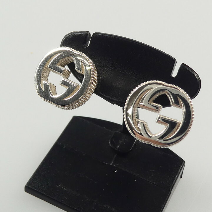 楽天市場】【中古】GUCCI | グッチ インターロッキングG シルバー 