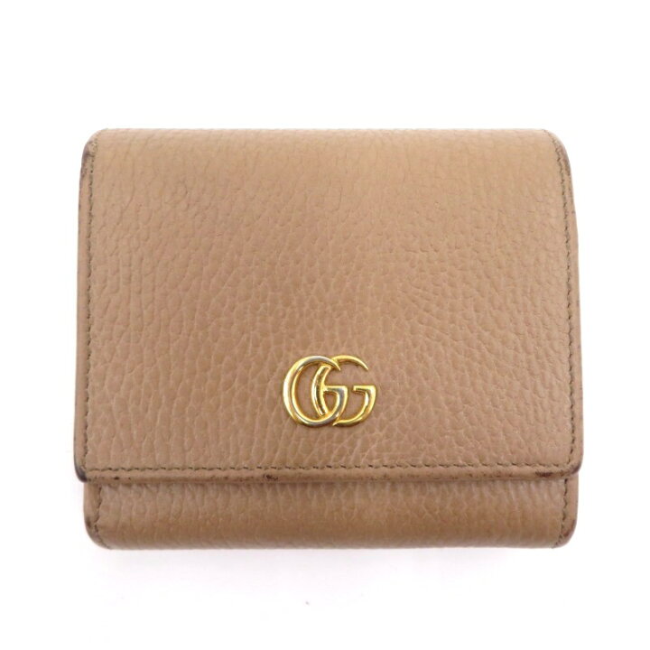 楽天市場】【中古】GUCCI | グッチ ダブルG ミディアム ウォレット 二  