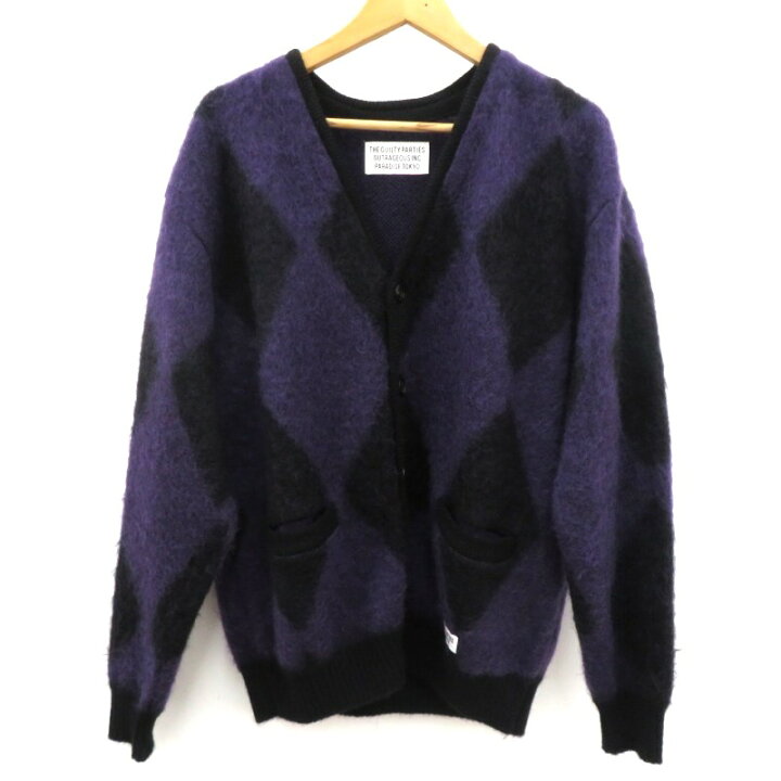 楽天市場】【中古】WACKOMARIA | ワコマリア DIAMOND MOHAIR CARDIGAN 