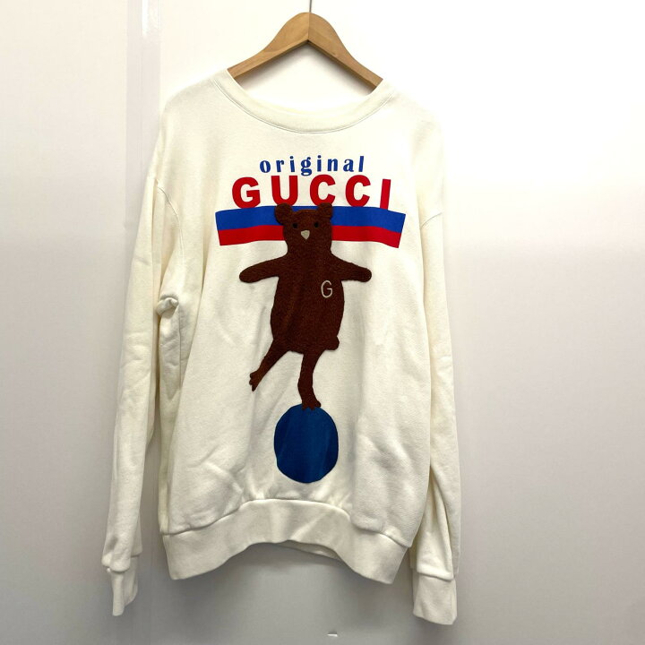 楽天市場】【中古】GUCCI | グッチ スウェット ホワイト サイズ：S 