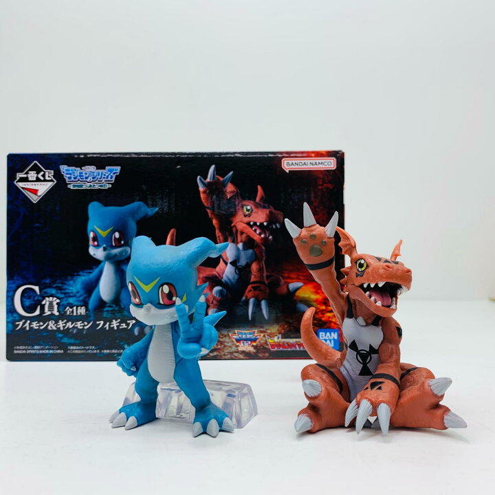 楽天市場】【中古】 デジモン フィギュア ブイモン＆ギルモン 一番くじ 