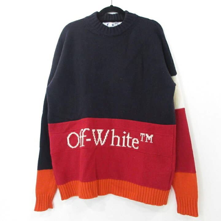 楽天市場】【中古】OFF-WHITE | オフホワイト COLOR BLOCK KNIT 