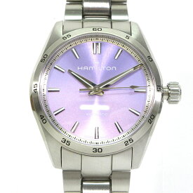 【中古】HAMILTON | ハミルトン H36105170 Jazzmaster Performer Auto 腕時計 アナログ表示 自動巻き(手巻付き) パープル×シルバー【三重本店】