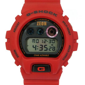【中古】CASIO | カシオ DW-6900FS ガンダム30周年記念 G-SHOCK MS-06S ZAKU II シャア専用ザク / コラボレーションモデル 腕時計 デジタル表示 クオーツ レッド系など【三重本店】