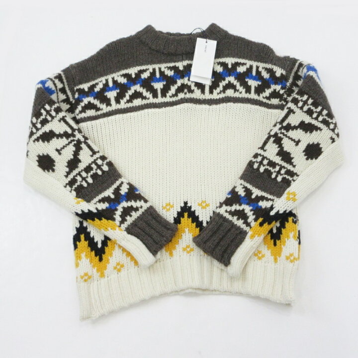 楽天市場】【中古】Sacai | サカイ Nordic Knit Pullover セーター 22  