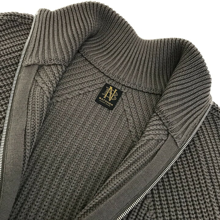 楽天市場】【中古】BATONER | バトナー SIGNATURE DRIVERS KNIT 