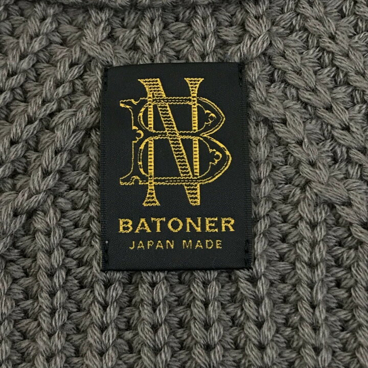 楽天市場】【中古】BATONER | バトナー SIGNATURE DRIVERS KNIT 