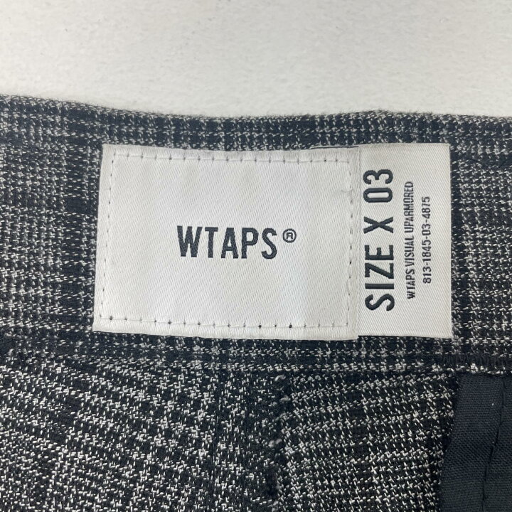 楽天市場】【中古】W)TAPS | ダブルタップス 23AW チェック柄 パンツ 