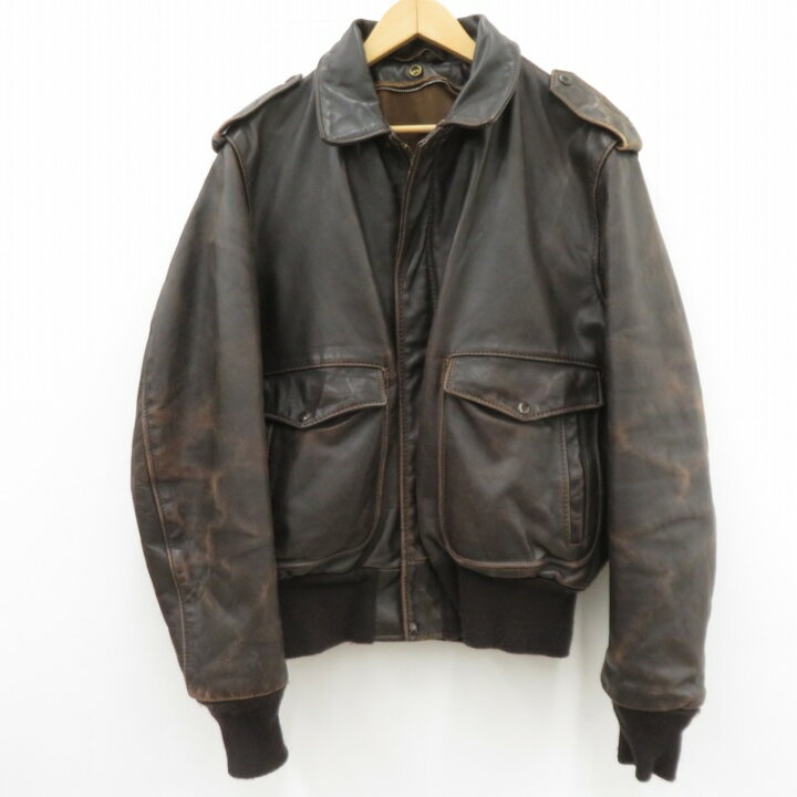 楽天市場】【中古】schott | ショット G-1 レザージャケット ブラウン