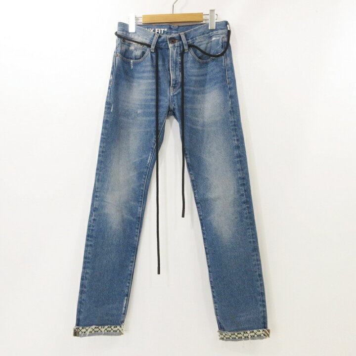 楽天市場】【中古】OFF-WHITE | オフホワイト デニムパンツ 