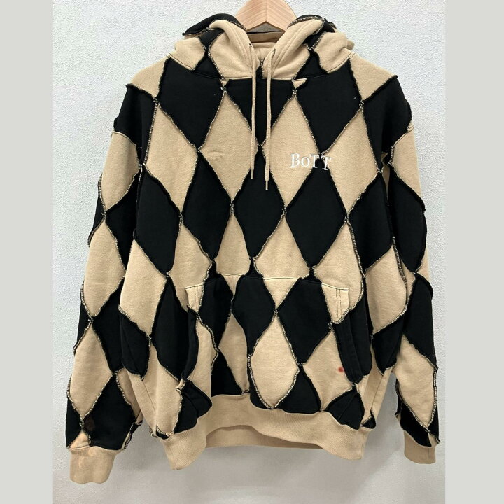 楽天市場】【中古】BoTT | ボット Patchwork Hoodie パーカー 