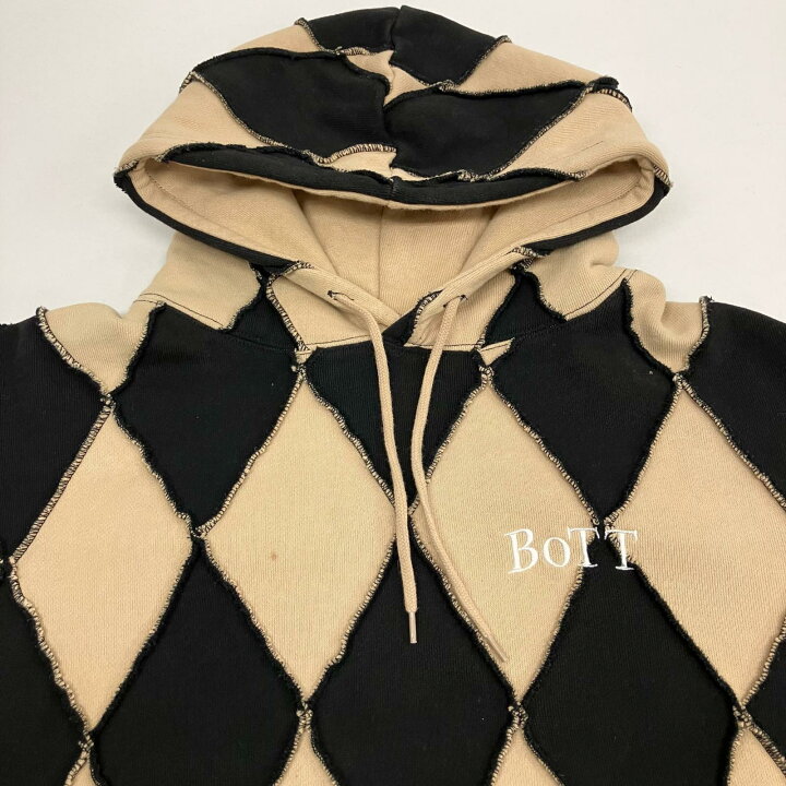 楽天市場】【中古】BoTT | ボット Patchwork Hoodie パーカー 