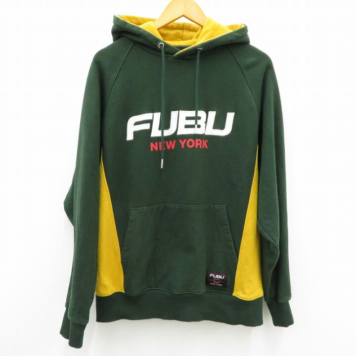 楽天市場】【中古】FUBU |フブ パーカー FAU-22703 グリーン サイズ 