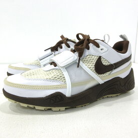 【中古】NIKE×Travis Scott | ナイキ×トラヴィス・スコット ZOOM FIELD JAXX ズーム フィールド ジャックス スニーカー HQ3073-100 ブラウン サイズ：27.0cm【三重本店】