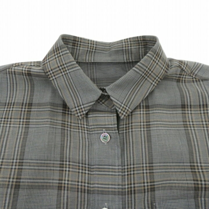 楽天市場】【中古】Sacai | サカイ Glencheck Mix Shirt 半袖シャツ 22 