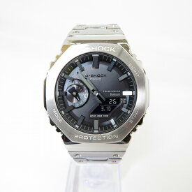 【中古】G-SHOCK | ジーショック FULL METAL/2100 Series 腕時計 GM-B2100D-1AJF アナデジ電波ソーラー シルバー【瀬戸大橋店】