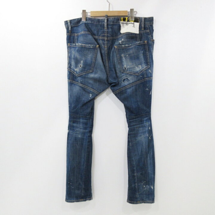 楽天市場】【中古】DSQUARED2 | ディースクエアード TIDY BIKER JEAN 