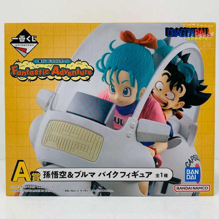 楽天市場】【中古】 ドラゴンボール フィギュア 孫悟空＆ブルマ バイク 