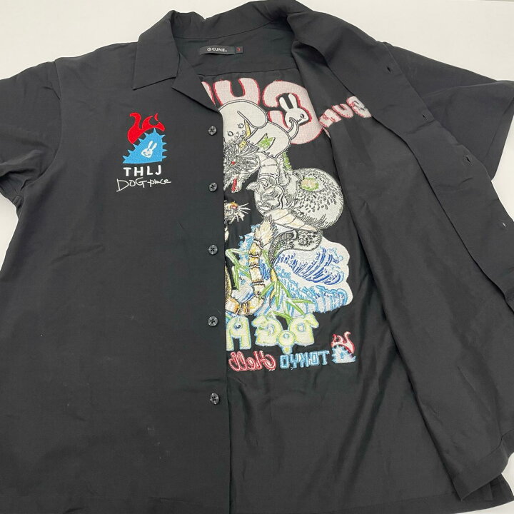 楽天市場】【中古】CUNE | キューン THLJドッグプレイスの開襟シャツ 