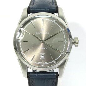 【中古】HAMILTON | ハミルトン H424150 《バンド社外品》American Classic Spirit of Liberty Auto 腕時計 アナログ表示 自動巻き(手巻付き) グレー系×シルバー×ネイビー系【三重本店】