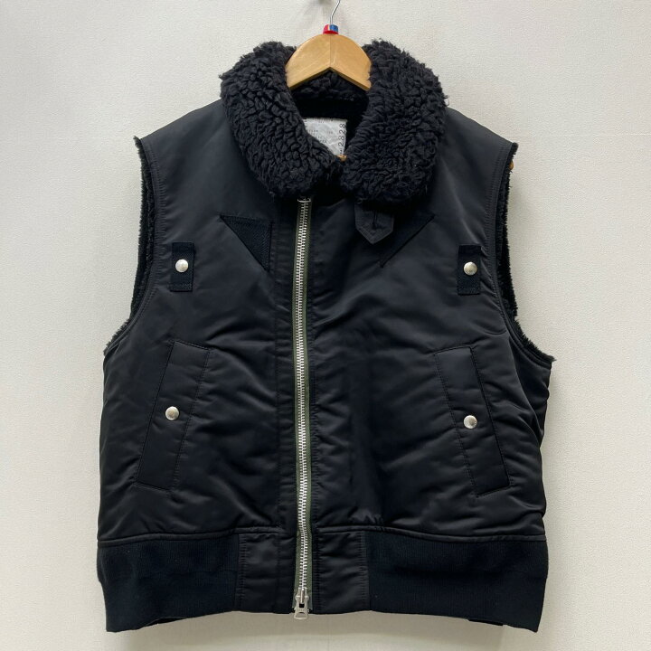 楽天市場】【中古】Sacai | サカイ Nylon Twill Mix Vest ベスト 22 