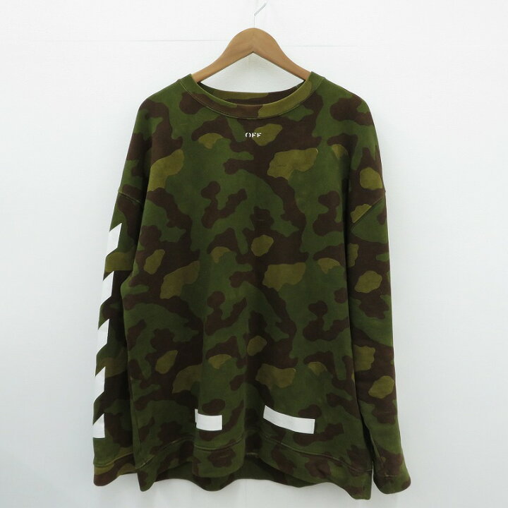楽天市場】【中古】OFF-WHITE | オフホワイト スウェット カモフラ 