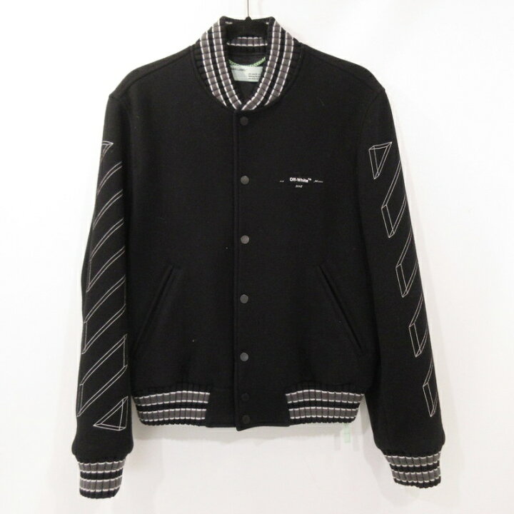 楽天市場】【中古】OFF-WHITE | オフホワイト 3D LINE SKINNY VARSITY 