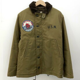 【中古】The REAL McCOY'S | ザリアルマッコイズ N-1 SEA DEVIL　ミリタリージャケット カーキ サイズ：38【尾張小牧店】