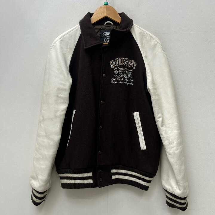 楽天市場】【中古】STUSSY | ステューシー 25周年 スタジャン ブラウン  
