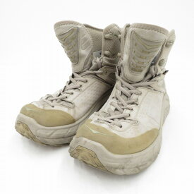 【中古】HOKA ONEONE | ホカオネオネ HOKA TOR ULTRA HI 2 WP スニーカー 1107293 SITA ベージュ 28.5cm【瀬戸大橋店】