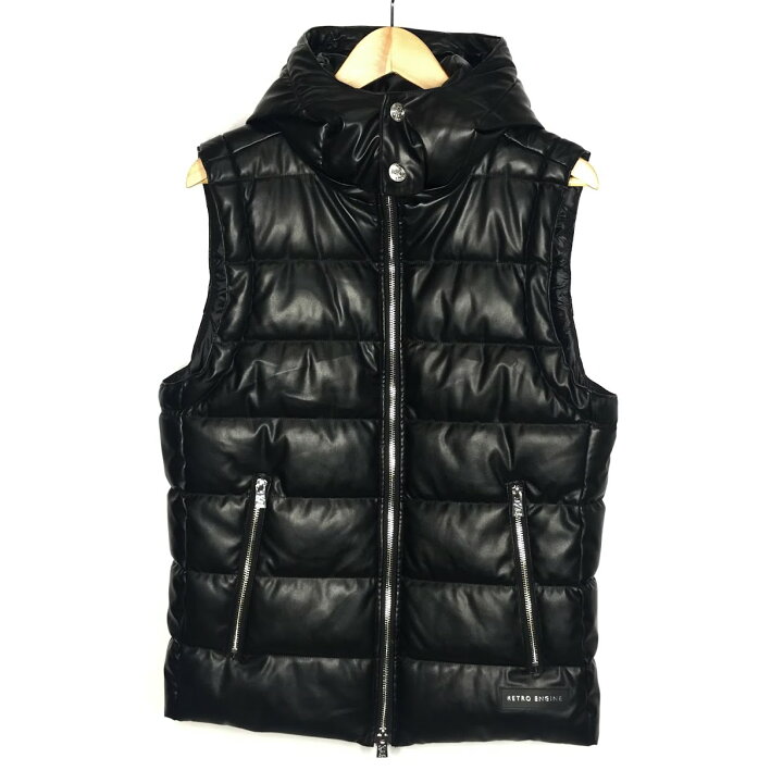 楽天市場】【中古】 RetroEngine レトロエンジン (M)Leather Puffer 