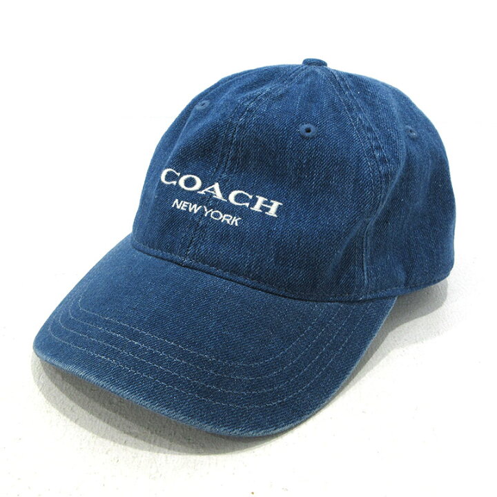 楽天市場】【中古】COACH | コーチ デニム ベースボールハット 