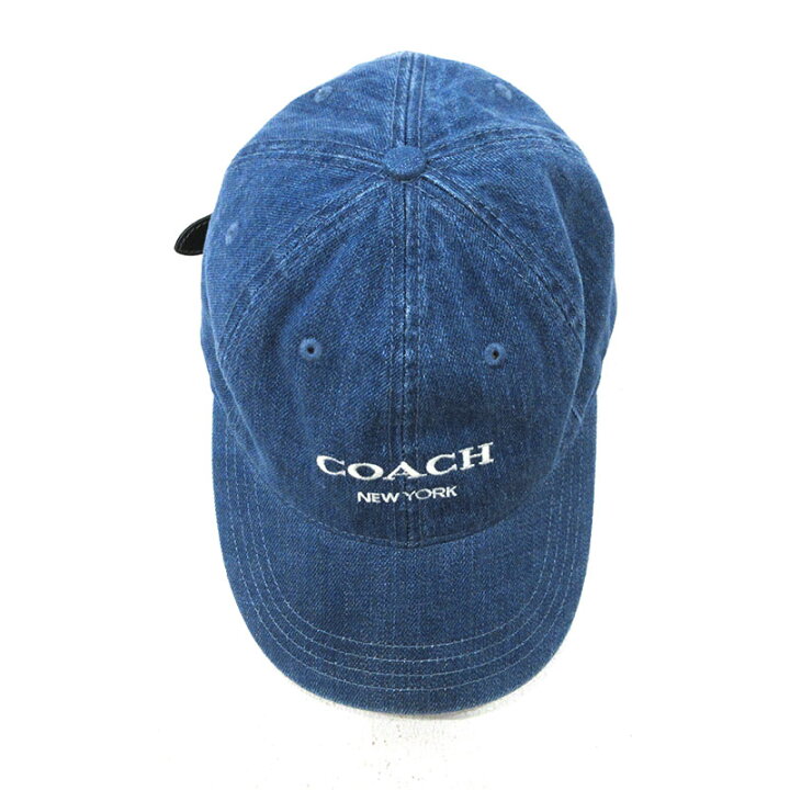 楽天市場】【中古】COACH | コーチ デニム ベースボールハット 