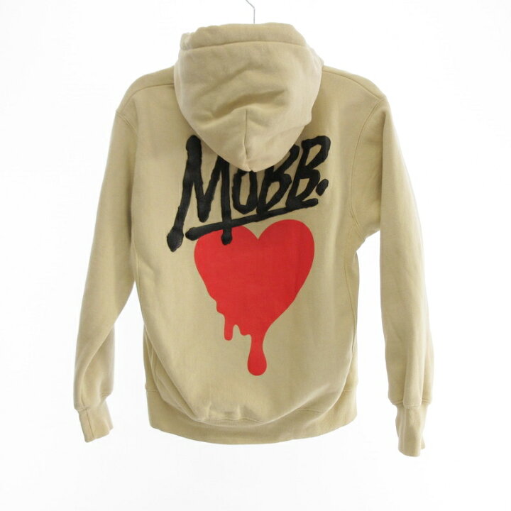 楽天市場】【中古】MOBB | モブ HEART DRIP WAPPEN HOODIE パーカー 