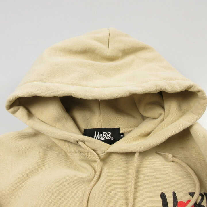 楽天市場】【中古】MOBB | モブ HEART DRIP WAPPEN HOODIE パーカー 