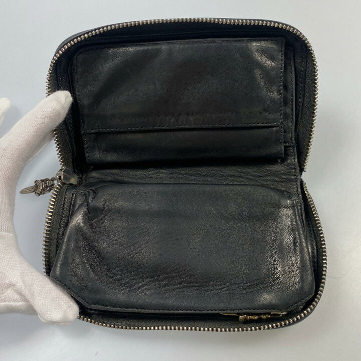 楽天市場】【中古】CHROME HEARTS | クロムハーツ REC ZIP MINI 長財布  