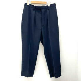 【中古】HERILL | ヘリル Wool Serge Tack Pants スラックス ネイビー サイズ：2【尾張小牧店】