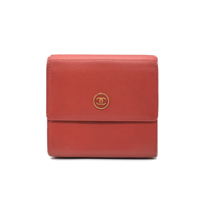 楽天市場】【中古】CHANEL | シャネル ココボタン Wホック折財布 長  